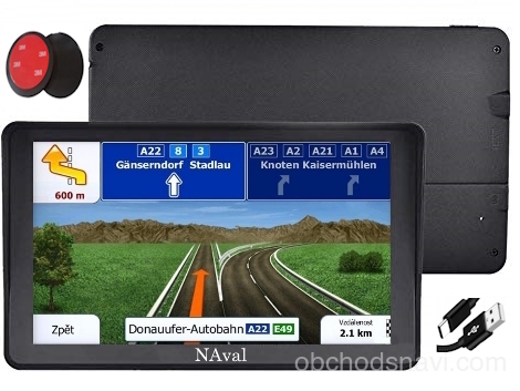 NAval GPS navigácia pre kamióny, varianty